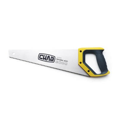 Ножівка по дереву 500мм із пластиковою 2-х компонентною рукояткою СИЛА 320505