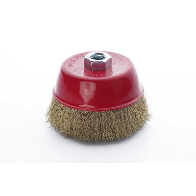 Щётка чаша латуневая проволока 100 мм (УШМ) APRO 830427