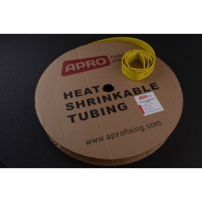 Термозбіжна трубка 16мм жовтий 100м APRO ZRB-16Y