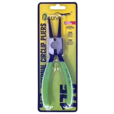 Щипці/сегера для стопорних кілець розтиск прямий 175мм Alloid СК-6044С