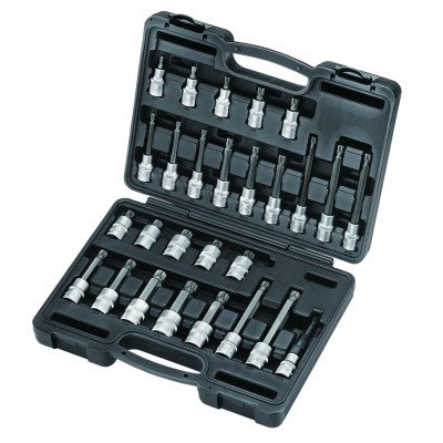 1/2" Набор головок-бит Spline M5-M18 28 пр. FORCE 4285 1/2" Набор головок-бит Spline M5-M18 28 пр. FORCE 4285