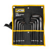 Haбир Г-подоб. ключей HEX 10 ед. (6-22 мм) в чехле JCB Tools JCB-5107