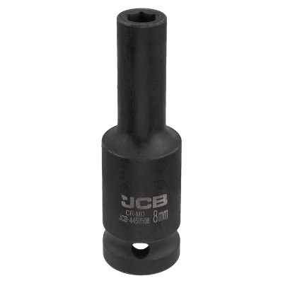 Гoлoвкa тopцeвa удapнa глибока 1/2" 8 мм (6-гранна) JCB Tools JCB-4458508