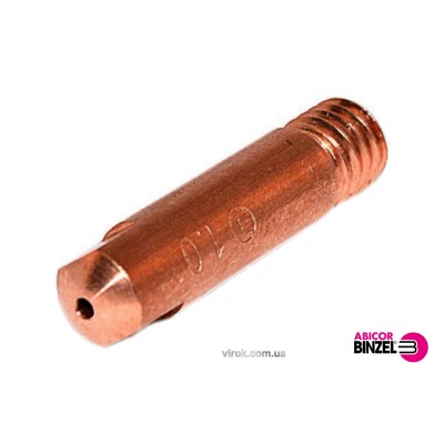 Накінечник зварювальний ABICOR Binzel E-Cu 1.0 x M6 x 25 мм 140.0253