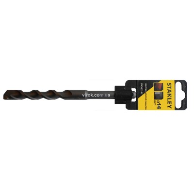 Свердло по бетону (Бур) SDS Plus STANLEY 14 х 160 мм STA54052-QZ Свердло по бетону (Бур) SDS Plus STANLEY 14 х 160 мм STA54052-QZ