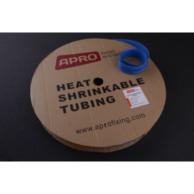 Термоусаживаемая трубка 20мм синий 100м APRO ZRB-20BL