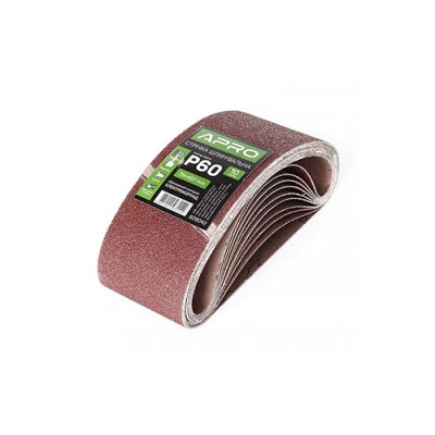 Стрічка шліфувальна нескінченна APRO P60 75×457мм (10шт) 828042