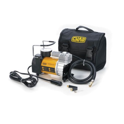 Компрессор автомобильный однопоршневой (37л/мин; 10Атм; 15А) СИЛА 900404