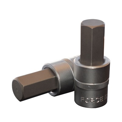 1/2" Головка-бита шестигранная HEX 19 мм, L=70 мм FORCE 34407019