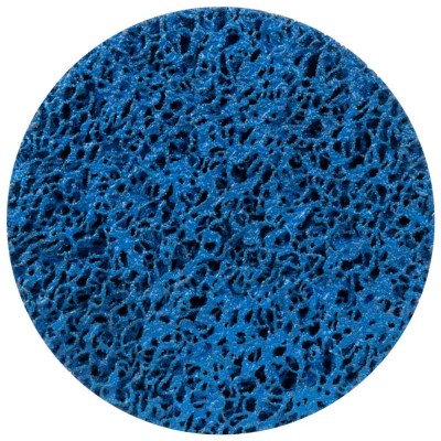 Коло зачистне з нетканого абразиву корал Ø125мм на липучці синій середня жорсткість SIGMA 9176211