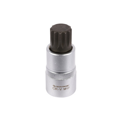 Головка-бита SPLINE 1/2" M17 QUATROS QS50515 Головка-бита SPLINE 1/2" M17 QUATROS QS50515