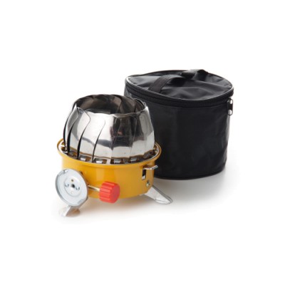 Портативна газова плита Тюльпан з вітрозахистом 210*210*100мм СИЛА 960502