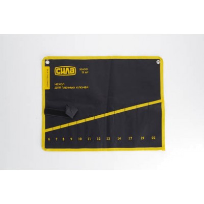 Чехол для гаечных ключей 6-14, 17, 19, 22мм (12шт) СИЛА 201001