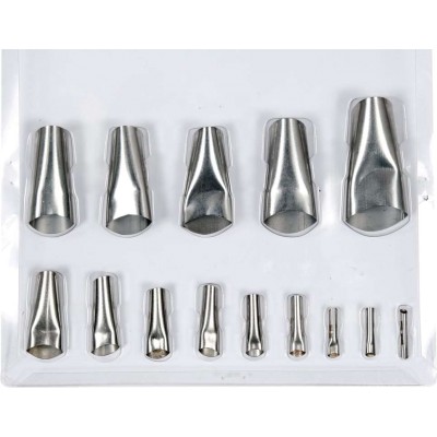 Сопла для нанесення герметиків Yato Ø= 5-35 мм, з нержавіючої сталі, 14 шт. YT-52622