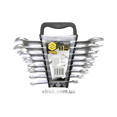 Набор ключей рожковых VOREL М6-22 мм 8 шт 51741