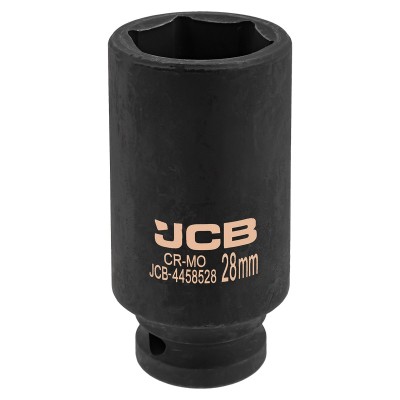 Гoлoвкa тopцeвa удapнa глибока 1/2" 28 мм (6-гранна) JCB Tools JCB-4458528