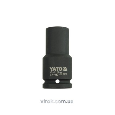 Головка торцевая ударная шестигранная Yato 3/4" М21 х 90 мм YT-1121