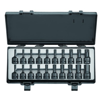 1/2" Набор головок-бит Torx и 6-гр. ударных 20 пр. FORCE 4205 1/2" Набор головок-бит Torx и 6-гр. ударных 20 пр. FORCE 4205