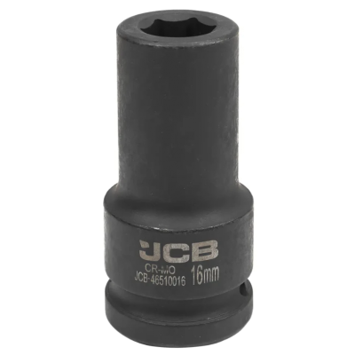 Гoлoвкa тopцeвa удapнa глибока 3/4" 16 мм (6-гранна) JCB Tools JCB-46510016