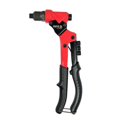 Заклепочник Yato з обертовою головкою l= 275 мм, для нітів Ø= 2,4; 3,2; 4,0; 4,8мм, нітогайок М3- М6 YT-36013