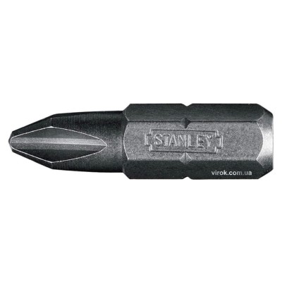 Насадка отверточная STANLEY 1/4" крестовая PH2 x 25 мм 100 шт 3-68-946 Насадка отверточная STANLEY 1/4" крестовая PH2 x 25 мм 100 шт 3-68-946