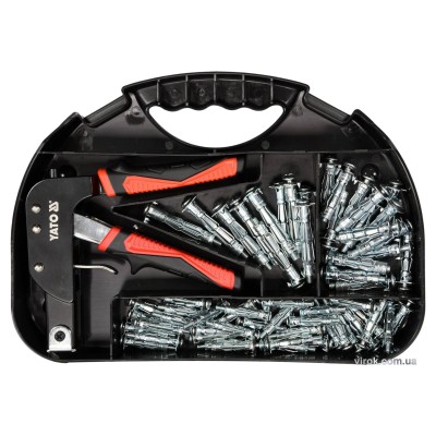 Заклепочник для дюбелей "Molly" Yato з 60 дюбелями YT-51451