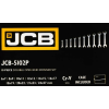 Набор рожковых ключей в чехле 10 ед. (6-27 мм) JCB Tools JCB-5102P