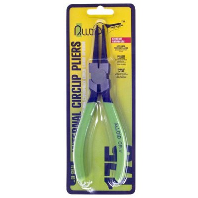 Щипці/сегера для стопорних кілець стиск прямий 175мм Alloid СК-6044А