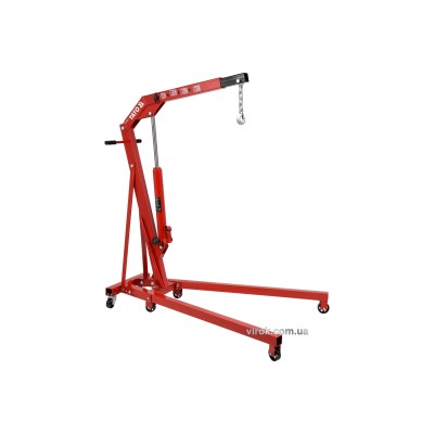 Кран подкатной гидравлический раскладной Yato 1 т 156 см 2.5-210 см YT-55556