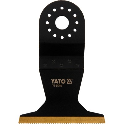 Полотно-насадка різальне біметал для реноватора YT-82223 Yato по дереву та металу, l= 90 мм, w= 65 мм YT-34703