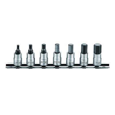 1/4" Набор головок-бит 6-гр. 7 пр. 1/8"-3/8" FORCE 2073S
