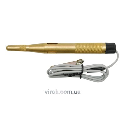 Индикатор напряжения автомобильный VOREL 6-24 В 110 мм 65270 Индикатор напряжения автомобильный VOREL 6-24 В 110 мм 65270