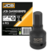 Головка-бита ударная HEX 3/4" 18 мм JCB Tools JCB-26410018MPB Головка-бита ударная HEX 3/4" 18 мм JCB Tools JCB-26410018MPB