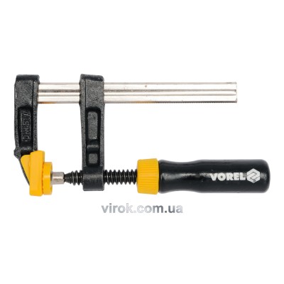 Струбцина F-образная VOREL 1200 x 120 мм TUV/GS 37114 Струбцина F-образная VOREL 1200 x 120 мм TUV/GS 37114