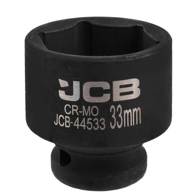 Гoлoвкa тopцeвa удapнa 1/2" 33 мм (6-гранна) JCB Tools JCB-44533
