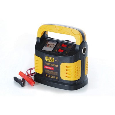 Зарядное устройство для авто 12А, 6-12В, до 250Ah (подходит на свинцово-кислотные АКБ) (стрелочный индикатор) СИЛА 900206