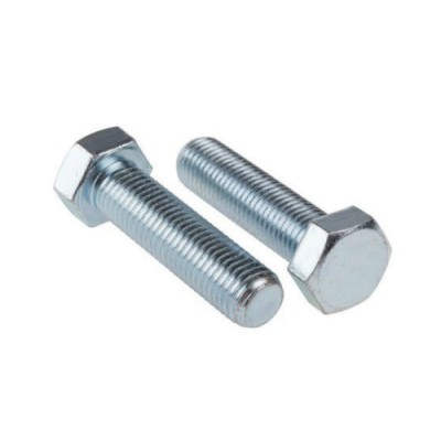 Болт із шестигранною головкою з повним різьбленням М10*60 DIN 933 кл. пр. 5,8 цинк білий (пач. 10шт) APRO 5N6X060-2