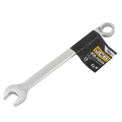 Ключ рожково-накидный 13 мм отогнут на 75 градусов JCB Tools JCB-75513A