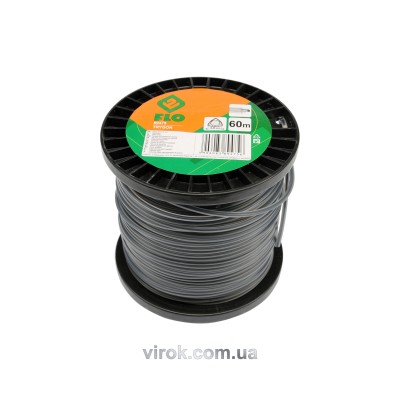 Леска для триммера 3-угольная на котушке FLO 3 мм x 60 м 89475