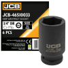 Головка торцевая ударная глубокая 3/4" 33 мм (6-гранная) JCB Tools JCB-46510033 Головка торцевая ударная глубокая 3/4" 33 мм (6-гранная) JCB Tools JCB-46510033