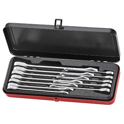 Набір ключів ріжково-накидних тріскаточних 12 ін. 8-19 мм FORCE 51210M