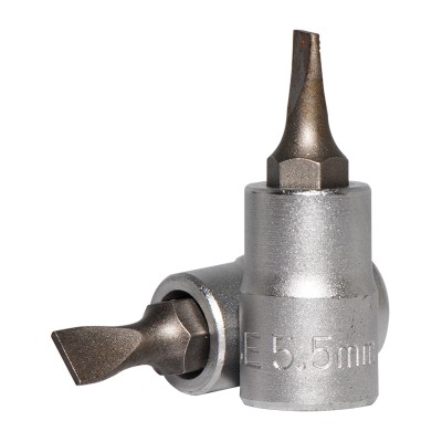 1/4" Головка-бита шлицевая SL 5.5 мм, L=32 мм FORCE 32332055