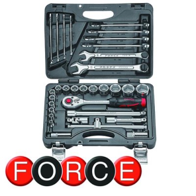 1/2" Набір інструменту 6-гр. 32 пр. FORCE 4324 1/2" Набір інструменту 6-гр. 32 пр. FORCE 4324