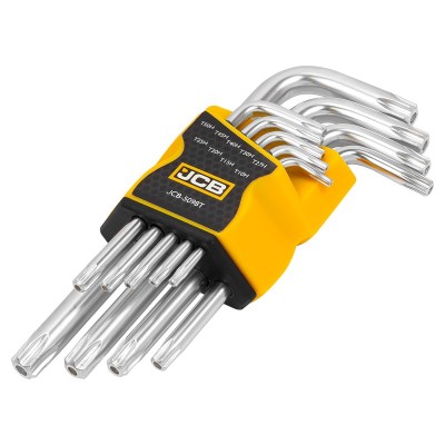Haбіp Г-подіб. ключів з отвором TORX 9 од. (T10H-T50H) JCB Tools JCB-5098T