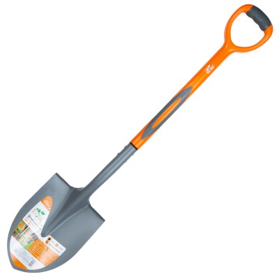 Лопата багнетова з пластиковою ручкою 290×210×1050мм 1.9кг FLORA 5045834