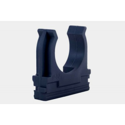 Кліпса для гофри чорна 16 мм (100шт) APRO KG-16B